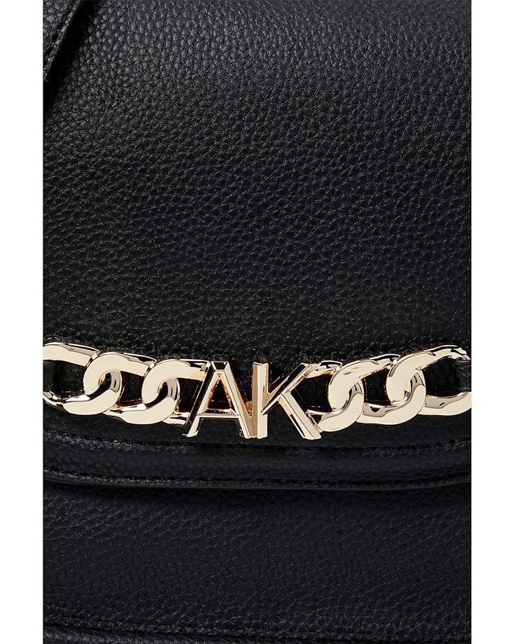 Anne Klein Large Flap Hobo W/ Chunky AK Chain