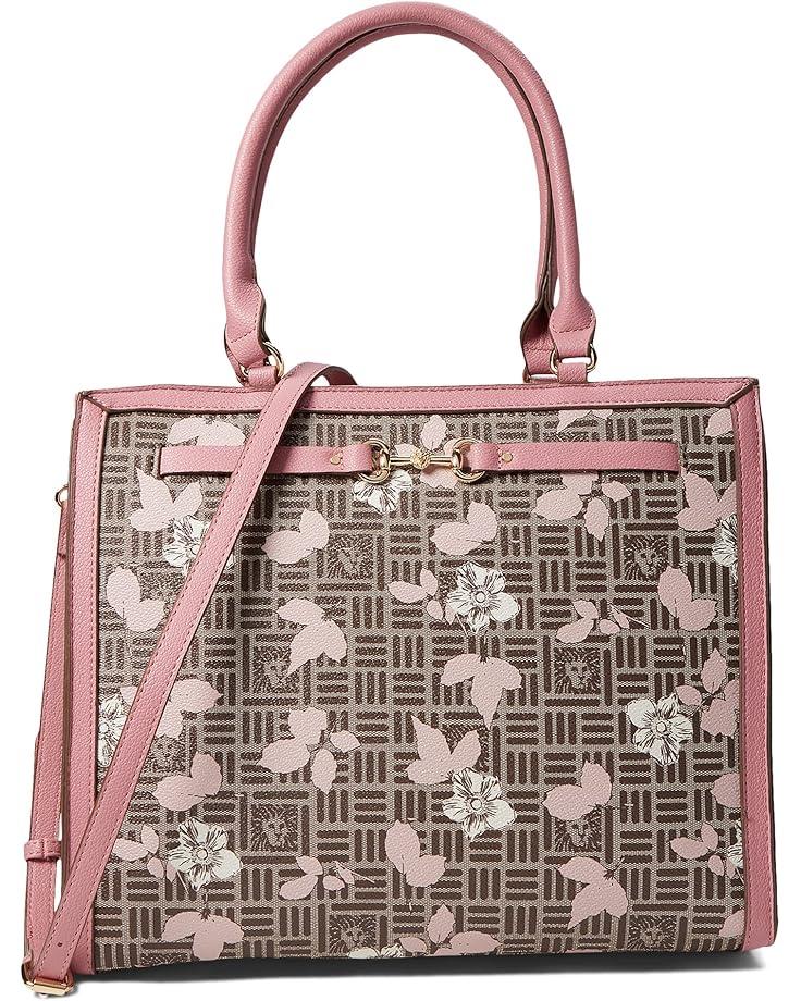 Anne Klein Logo Shopper Tote with Horsebit