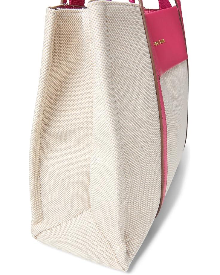 Anne Klein Medium Color-Blocked Canvas Tote