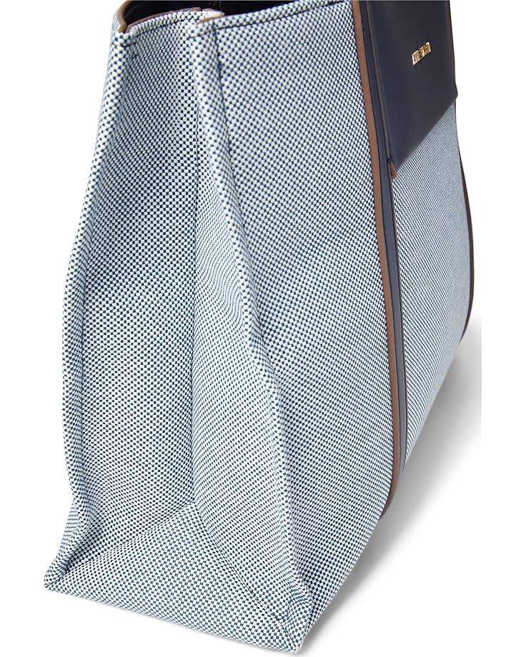 Anne Klein Medium Color-Blocked Canvas Tote