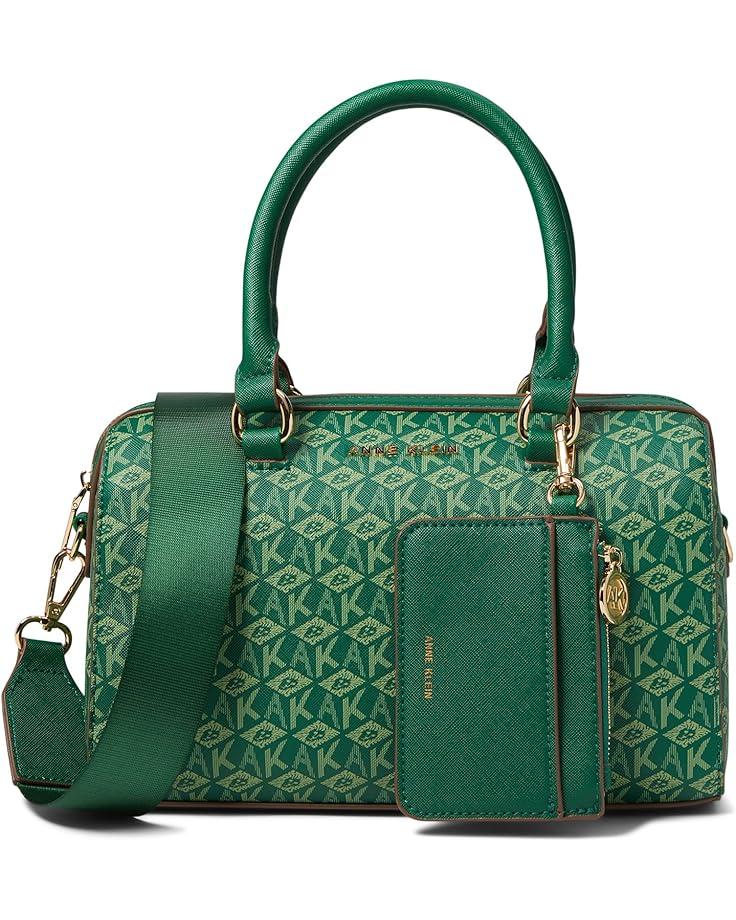 Anne Klein Mini AK Cube Logo Satchel