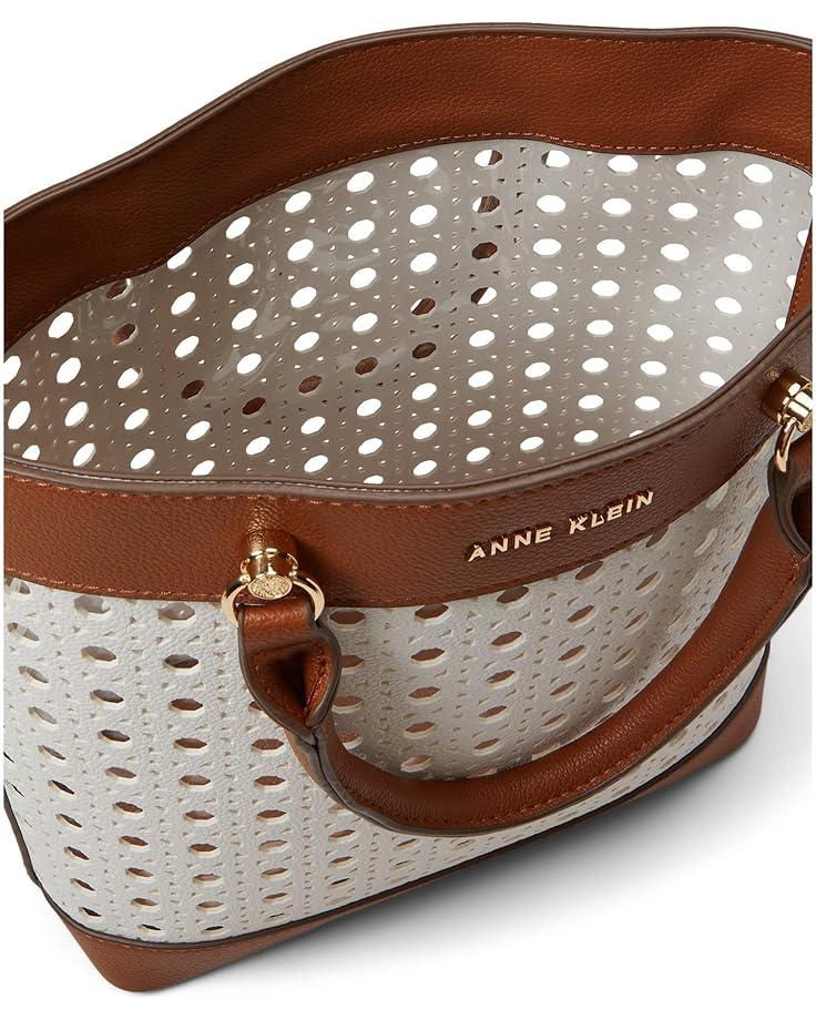 Anne Klein Mini Perf Tote With Pouch