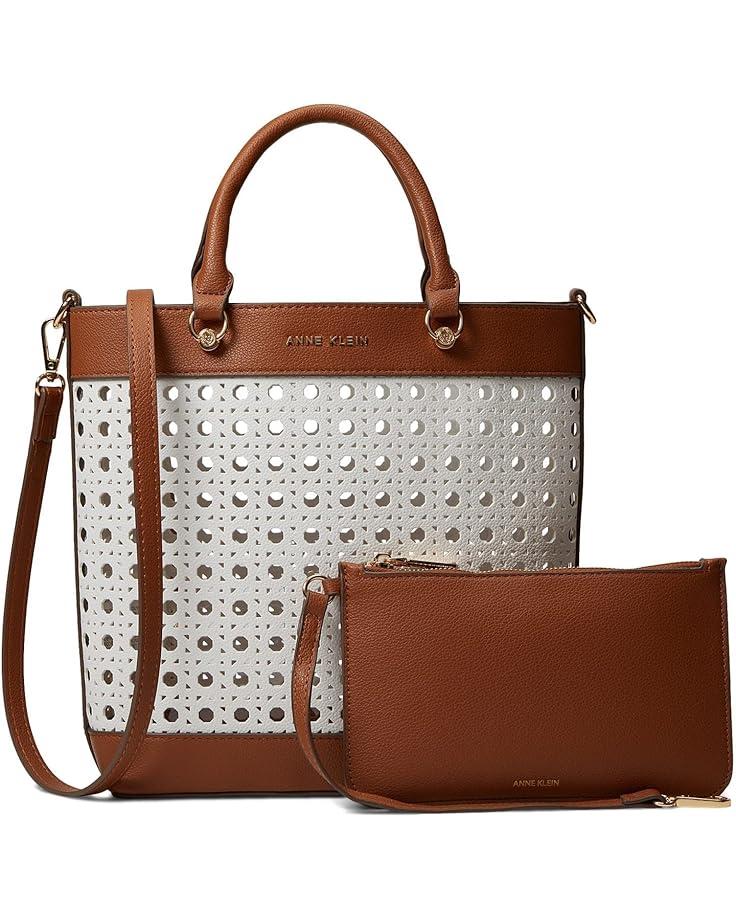 Anne Klein Mini Perf Tote with Pouch