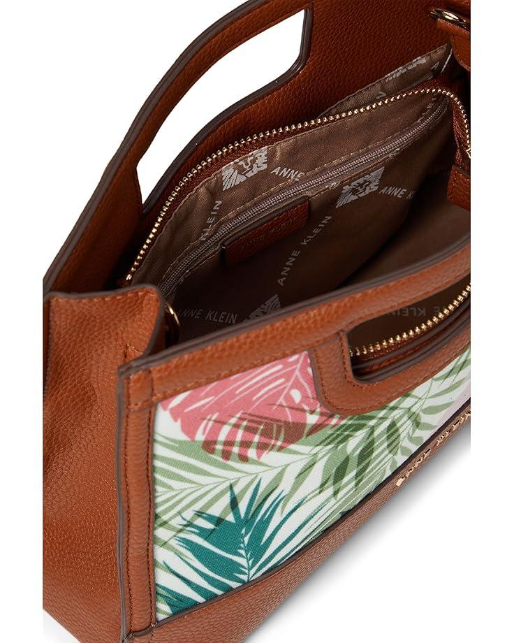 Anne Klein Palm Print Convertible Clutch
