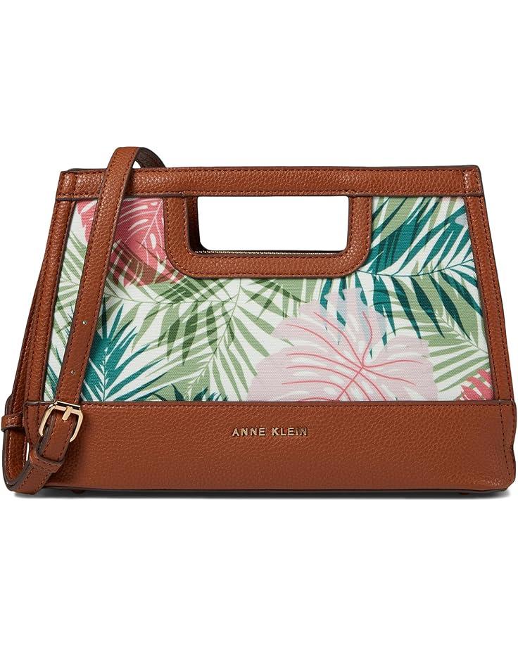 Anne Klein Palm Print Convertible Clutch