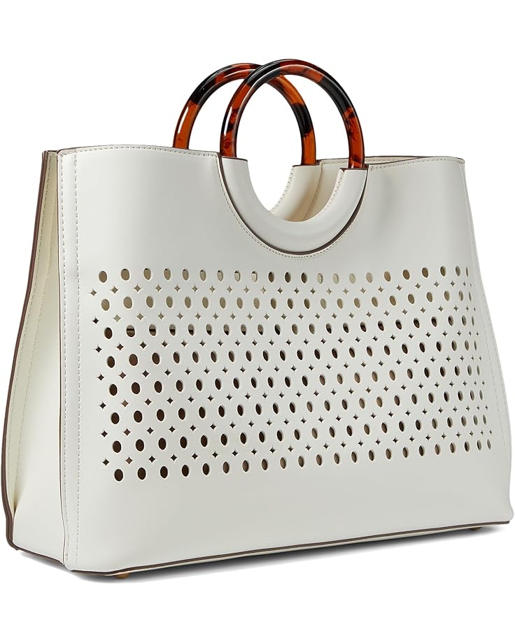 Anne Klein Perf Round Handle Satchel