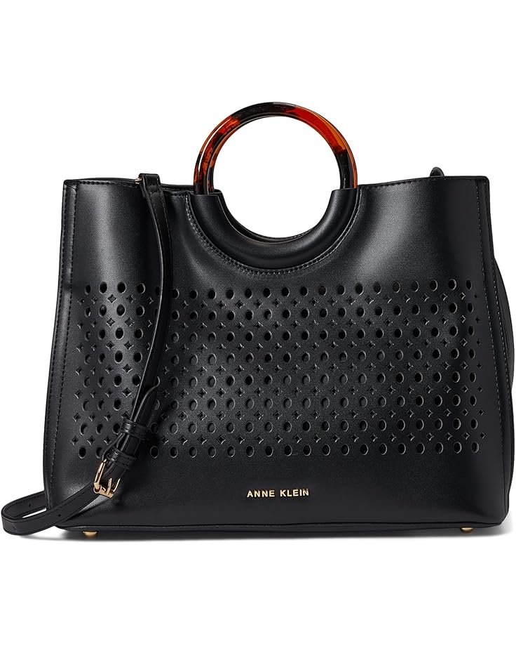 Anne Klein Perf Round Handle Satchel