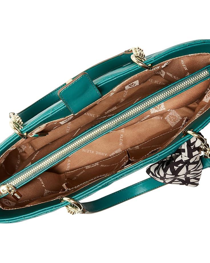 6pm Anne Klein Quilted Chain Tote With Turnlock