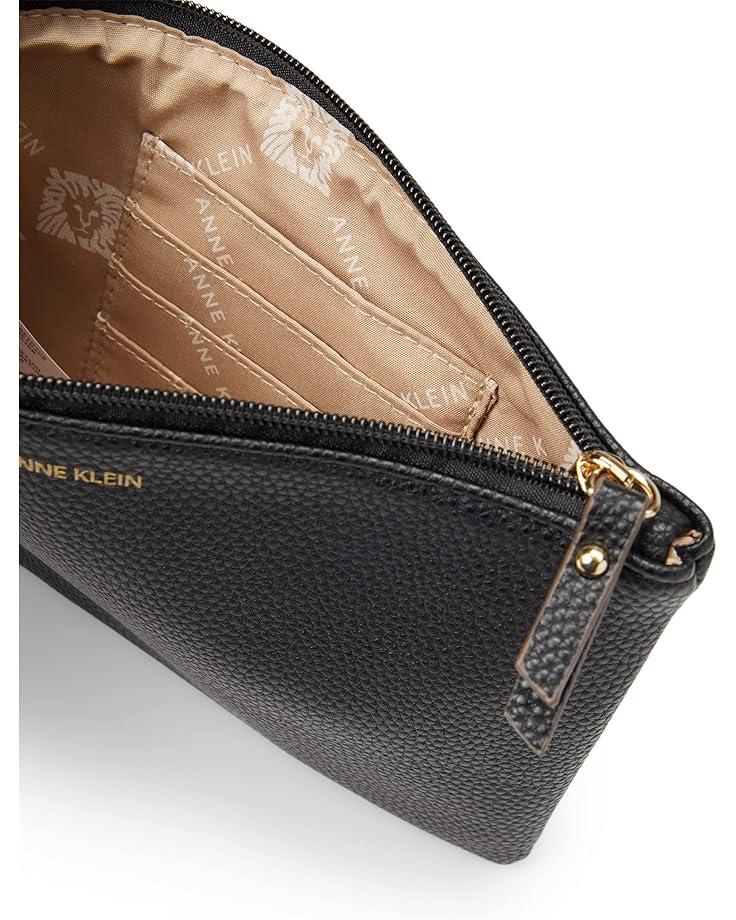 Anne Klein Shearling Coin And Pouch Trio