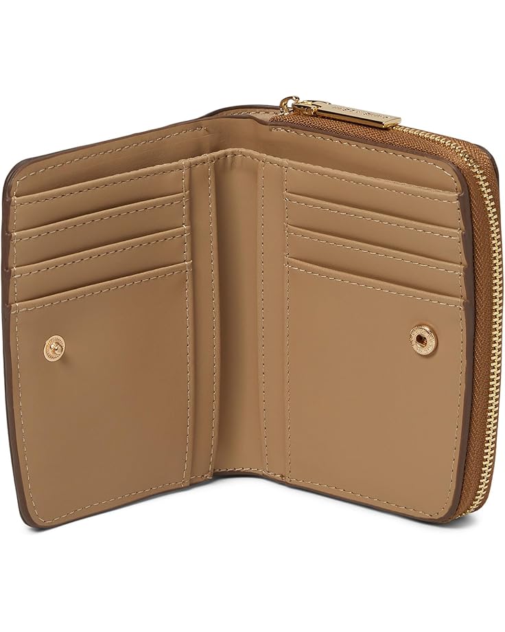 Anne Klein Small Bevel Logo Curved Wallet