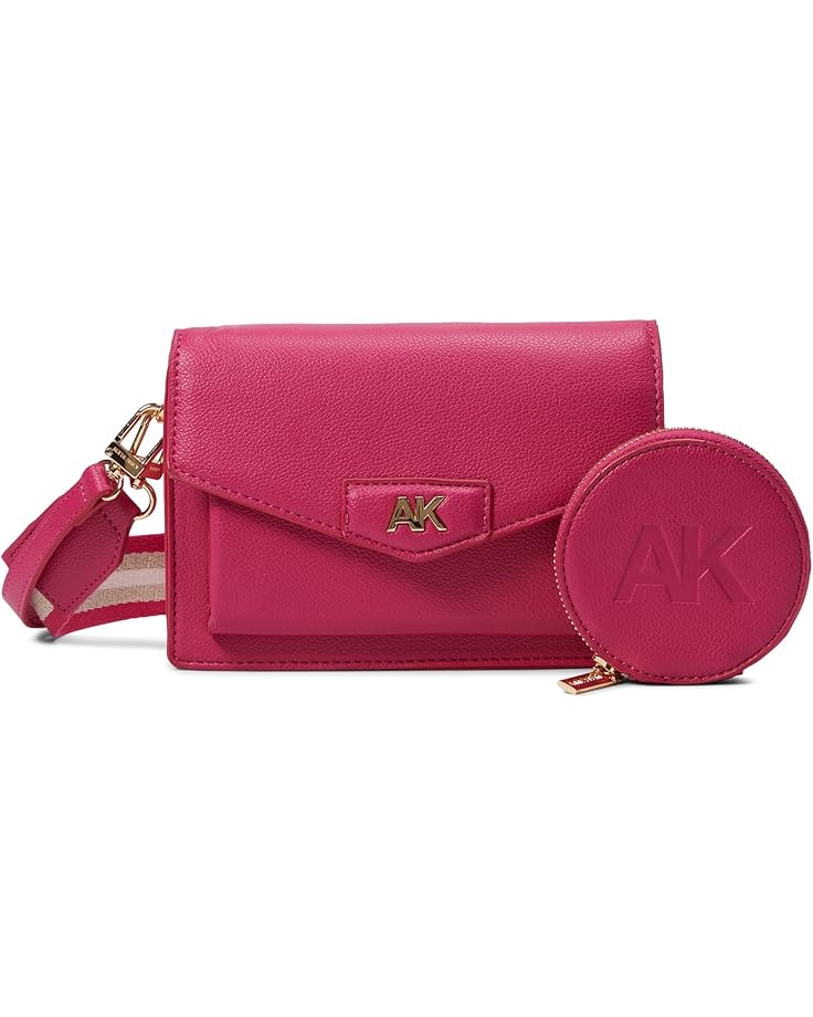 6pm Anne Klein Small Flap Crossbody with Web Strap