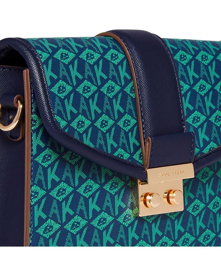 Anne Klein Small Flap Cube Logo Crossbody