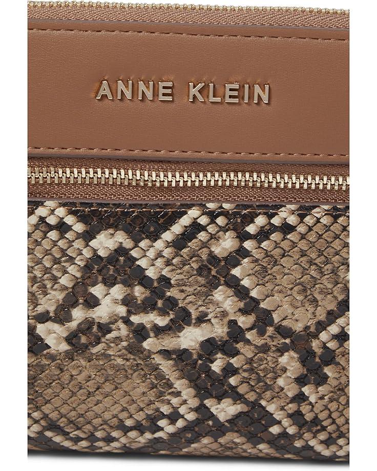 6pm Anne Klein Snake Trimmed Zip Clutch Wristlet