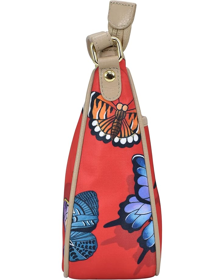 Anuschka East/West Hobo Printed Fabric 12013