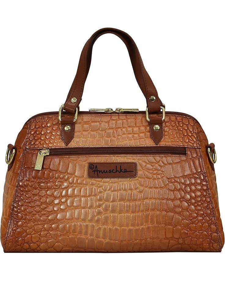 6pm Anuschka Wide Organizer Satchel 695