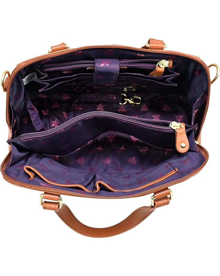 6pm Anuschka Wide Organizer Satchel 695