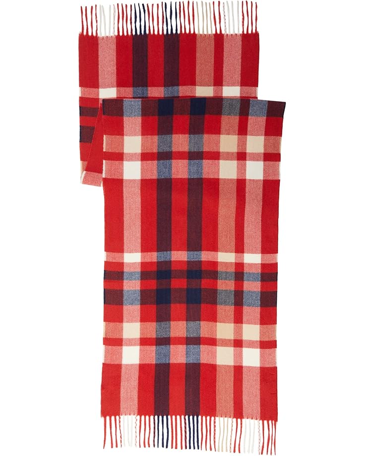 6pm Badgley Mischka Recycled Soft Poly Plaid Scarf