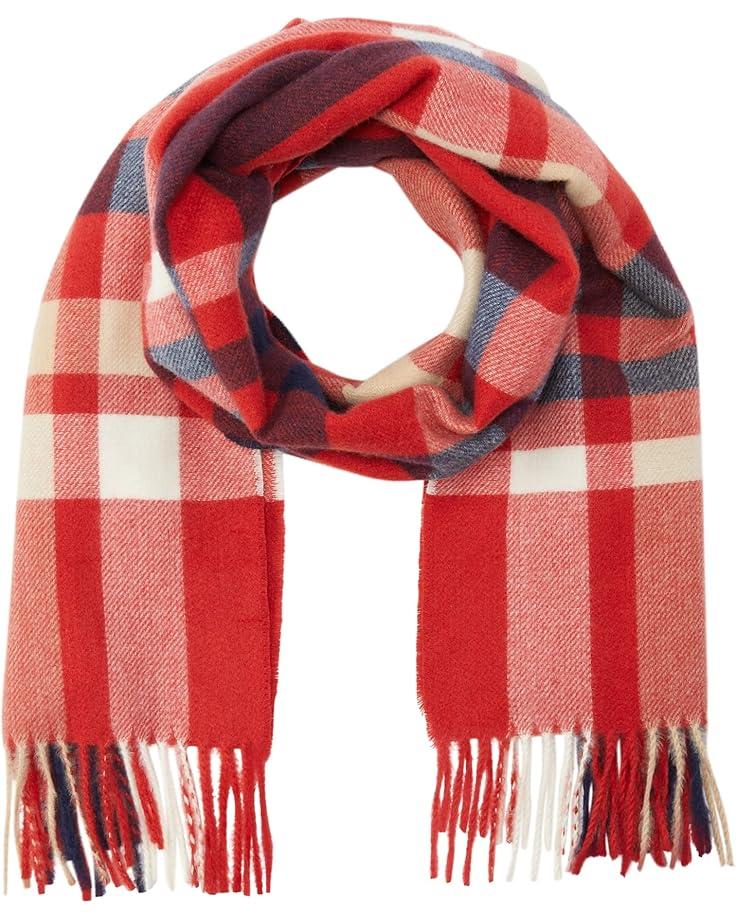 6pm Badgley Mischka Recycled Soft Poly Plaid Scarf