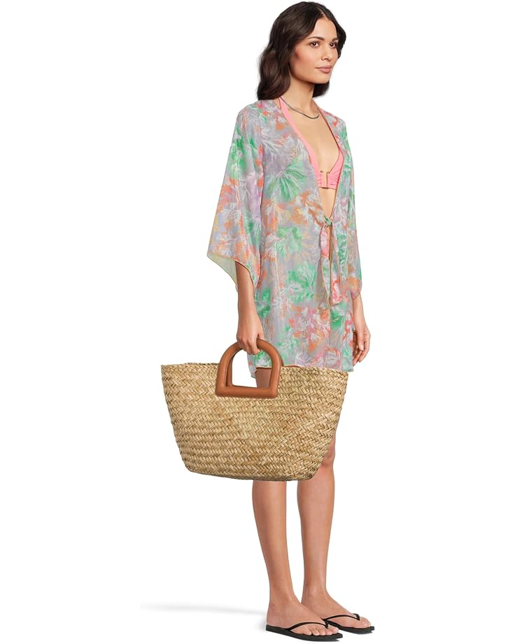 BECCA Coral Reef Sheer Chiffon Tunic Women's