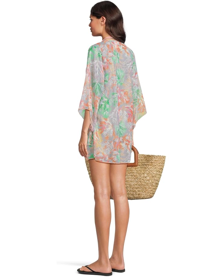 BECCA Coral Reef Sheer Chiffon Tunic Women's