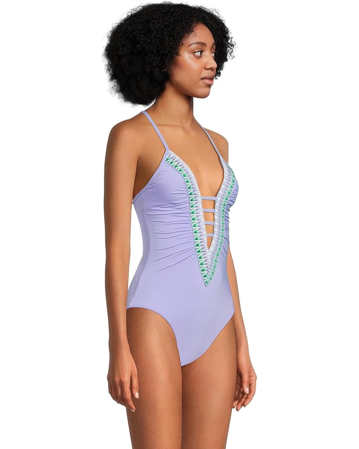 BECCA Fiesta Clare Plunge One Piece Women's