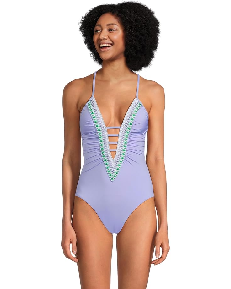 BECCA Fiesta Clare Plunge One Piece Women's