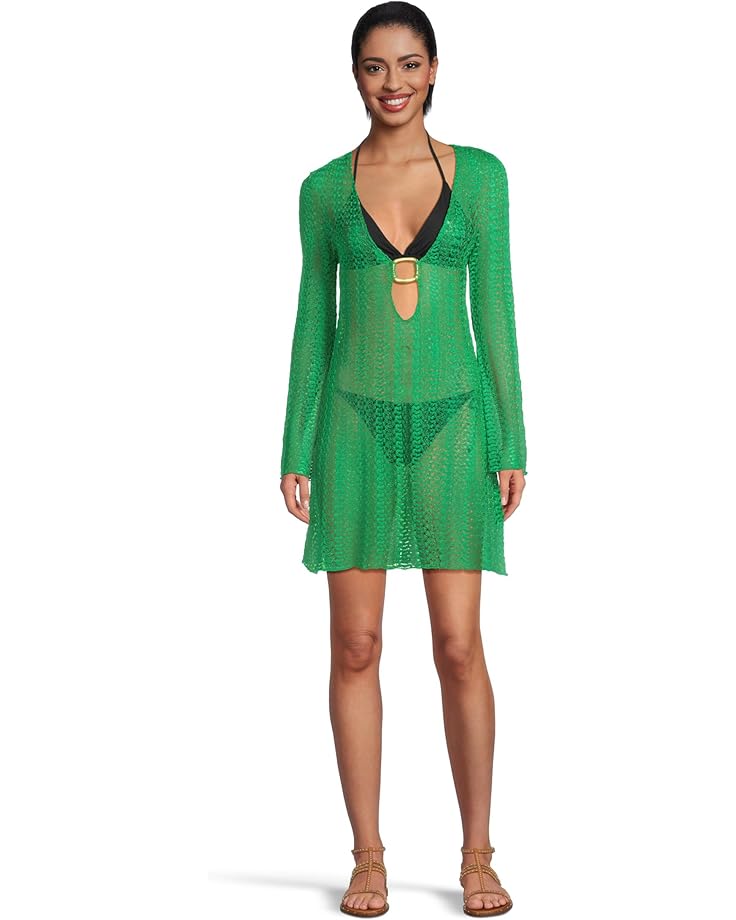 BECCA Golden Crochet Buckle Tunic Women's