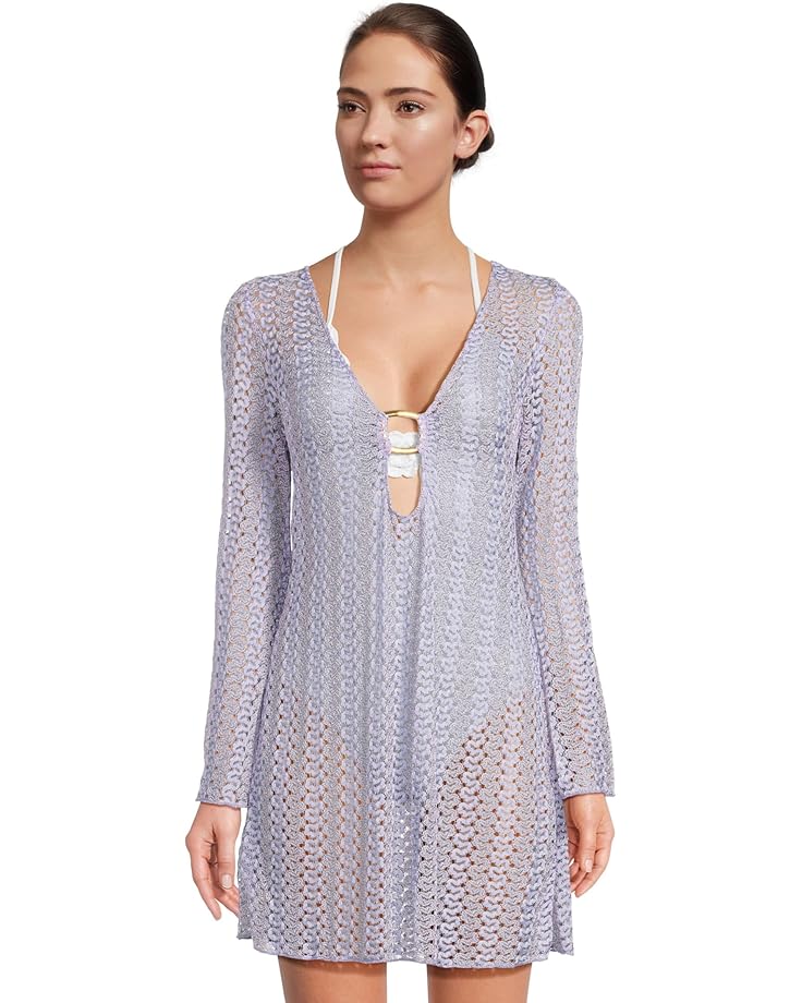 BECCA Golden Crochet Buckle Tunic Women's