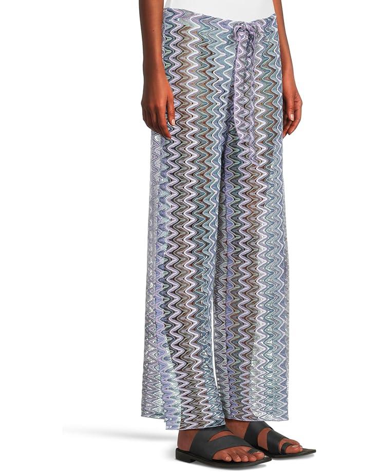 BECCA Sundown Crochet Split Leg Pants Women's