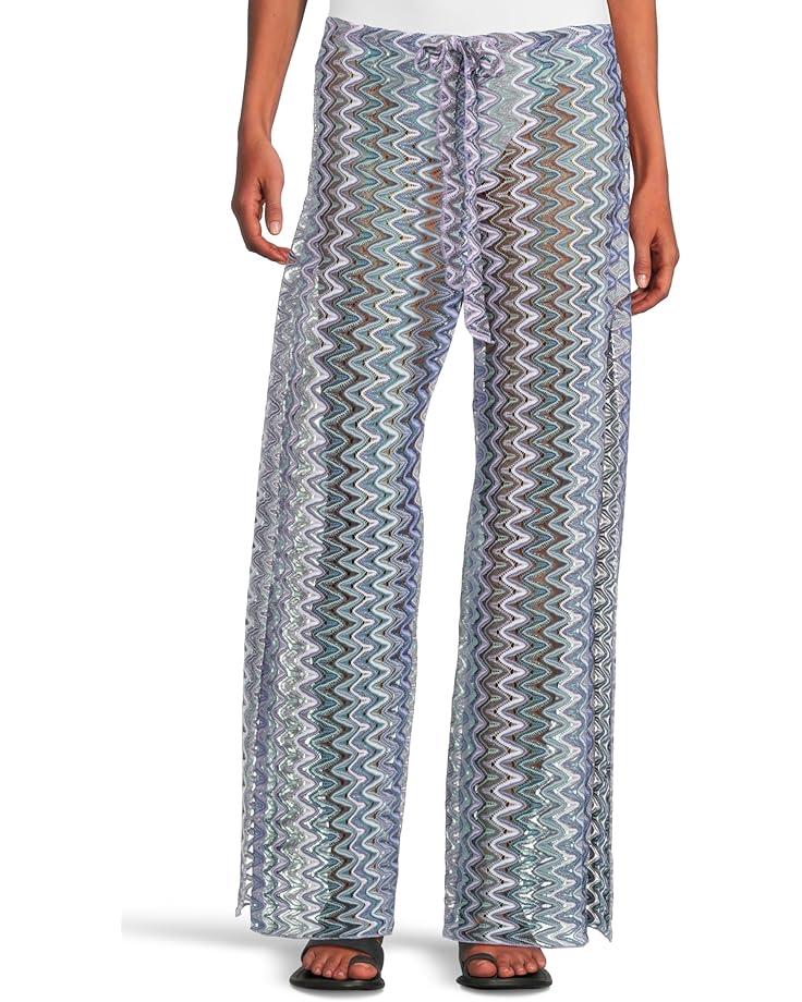 BECCA Sundown Crochet Split Leg Pants Women's