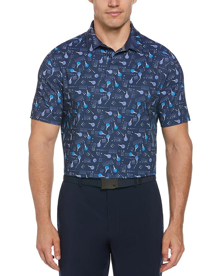 Callaway All Over Golf Ball & Tee Polo Men's