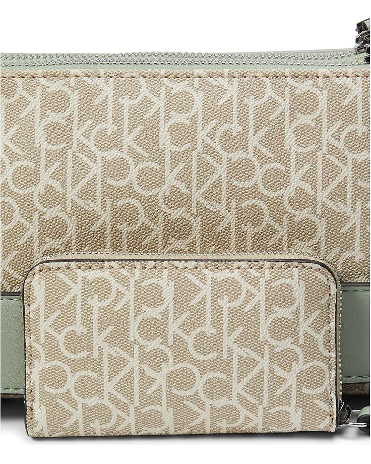6pm Calvin Klein Chrome Signature Crossbody