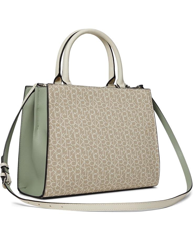 6pm Calvin Klein Edie Signature Satchel