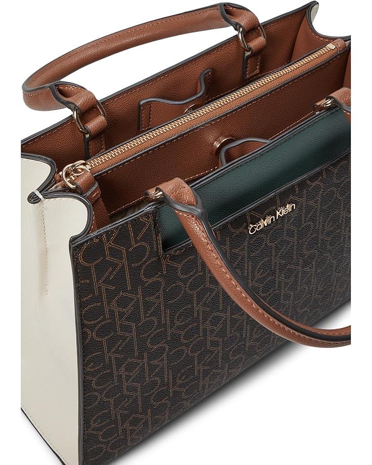 6pm Calvin Klein Edie Signature Satchel