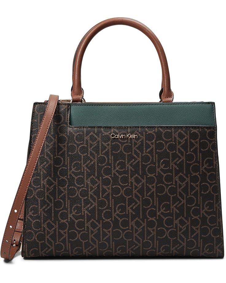 6pm Calvin Klein Edie Signature Satchel