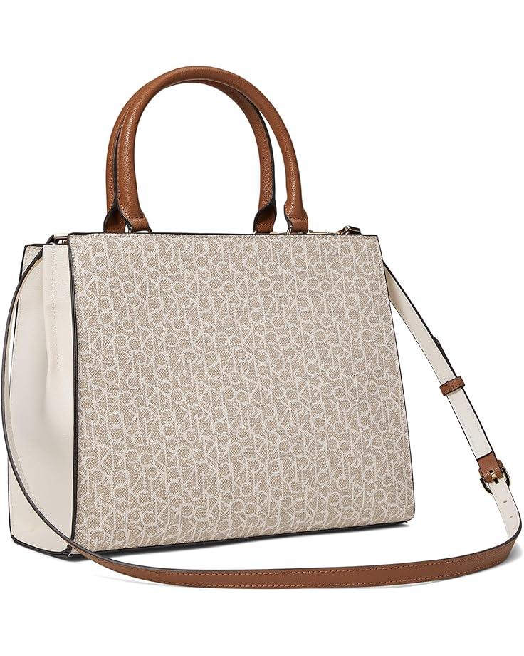 6pm Calvin Klein Edie Signature Satchel