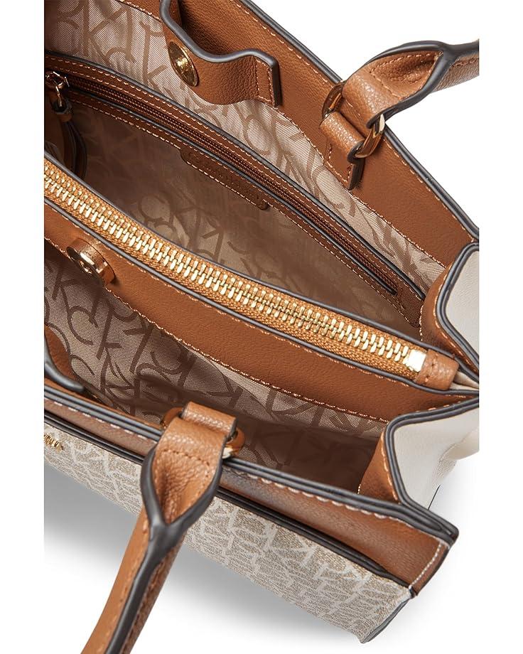 6pm Calvin Klein Edie Signature Satchel