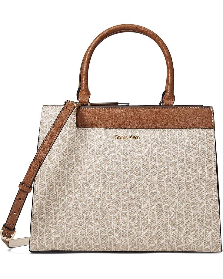 6pm Calvin Klein Edie Signature Satchel