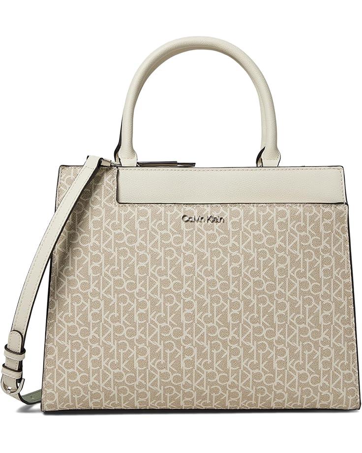 6pm Calvin Klein Edie Signature Satchel