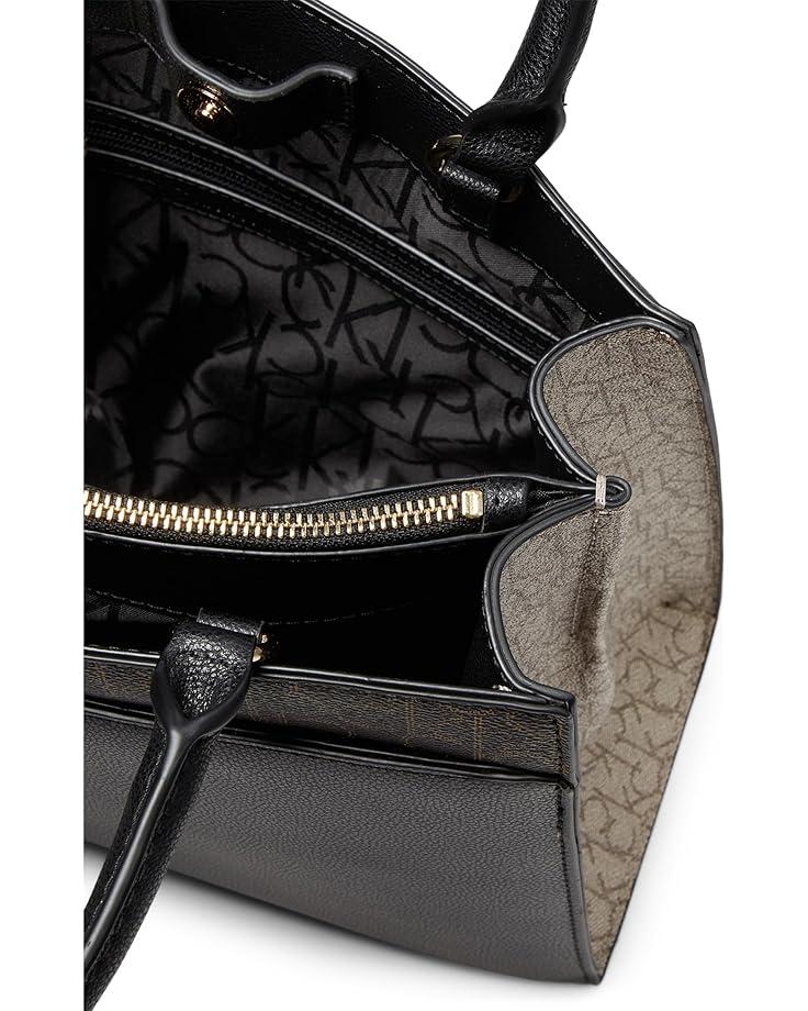 6pm Calvin Klein Edie Triple Compartment Satchel