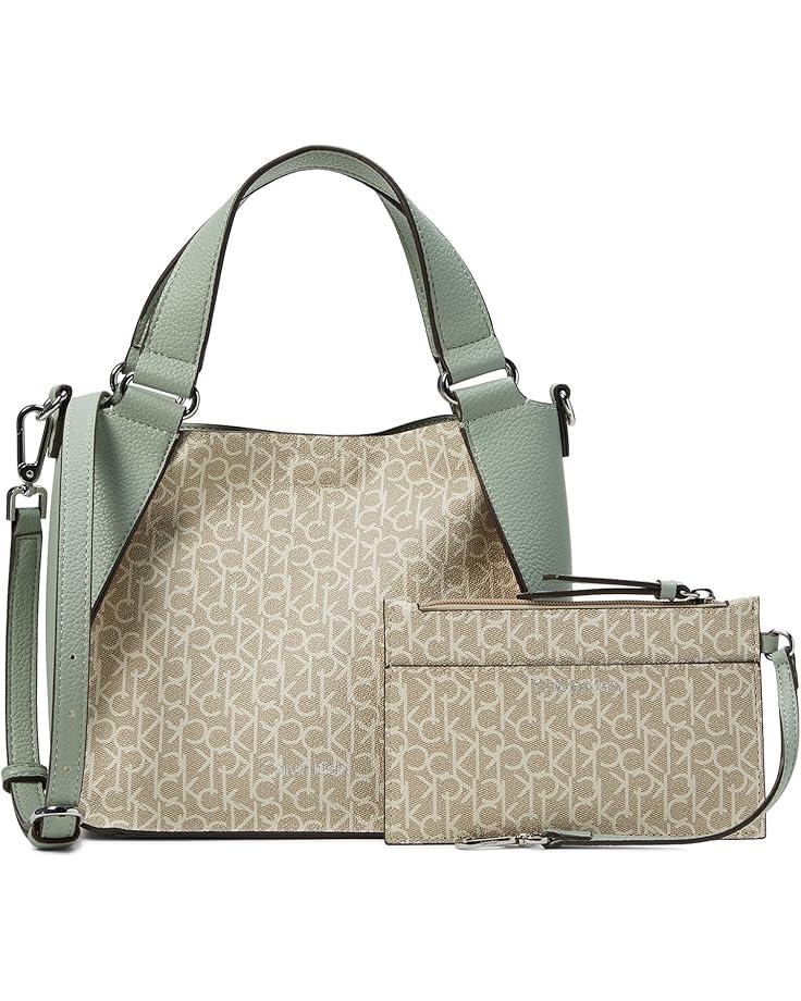 6pm Calvin Klein Estelle Signature Satchel