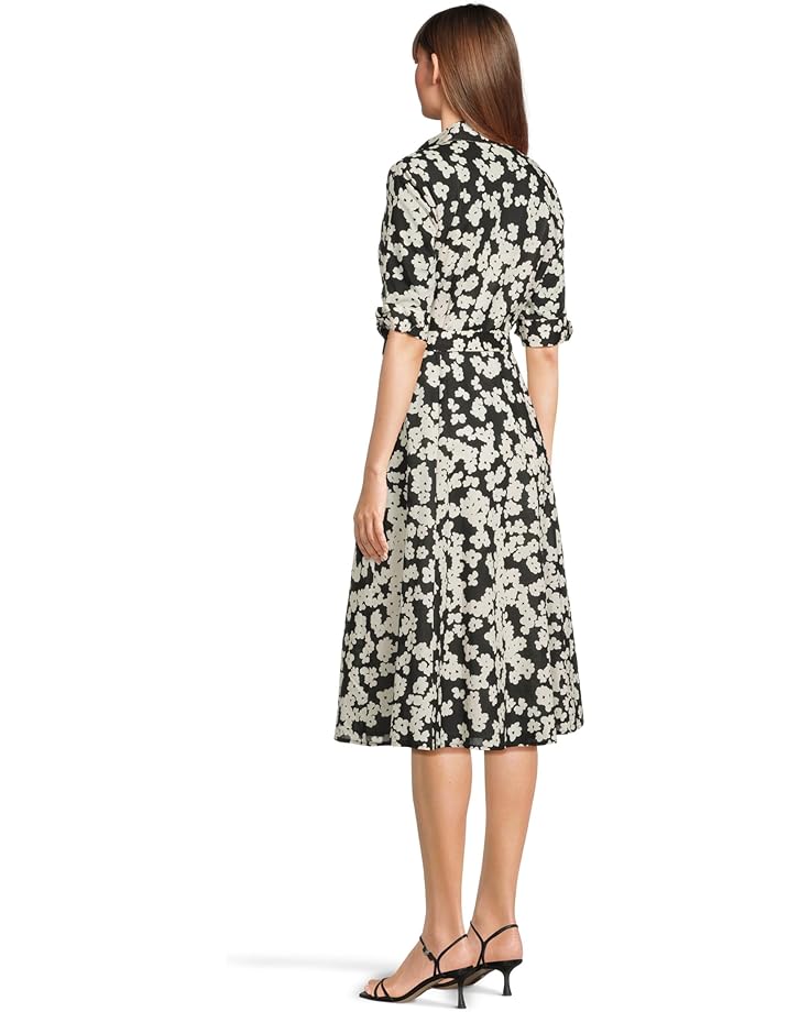 6pm Calvin Klein Floral Cotton Shirt Dress Women's