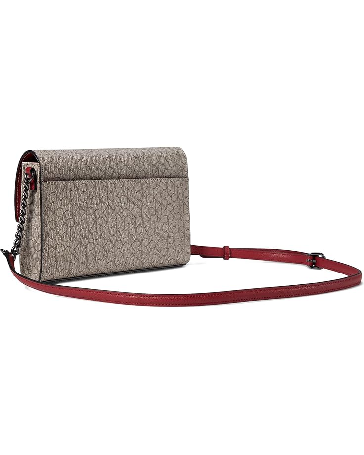 6pm Calvin Klein Monogram Flap Crossbody