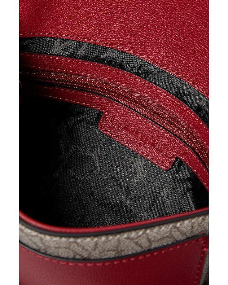 6pm Calvin Klein Monogram Flap Crossbody
