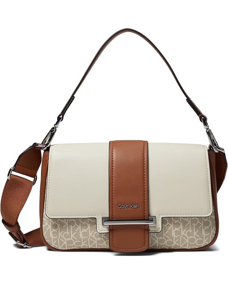 6pm Calvin Klein Nadine Signature Shoulder