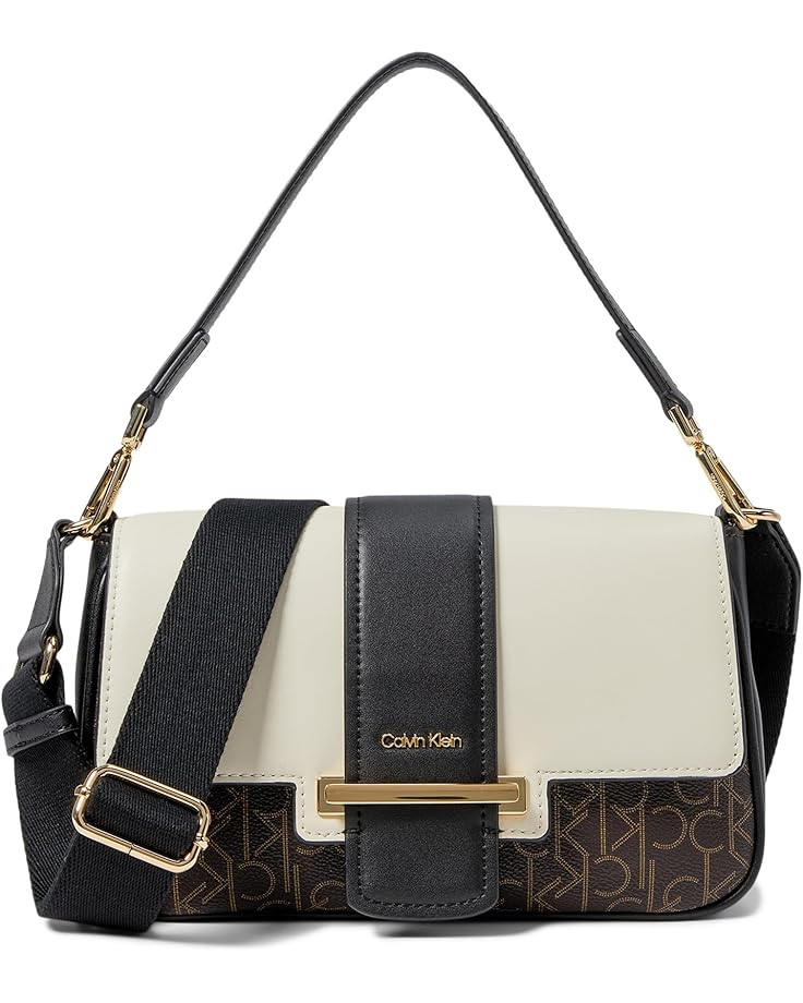 6pm Calvin Klein Nadine Signature Shoulder