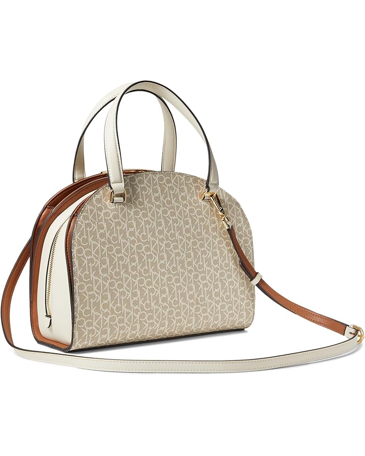 6pm Calvin Klein Nina Signature Satchel