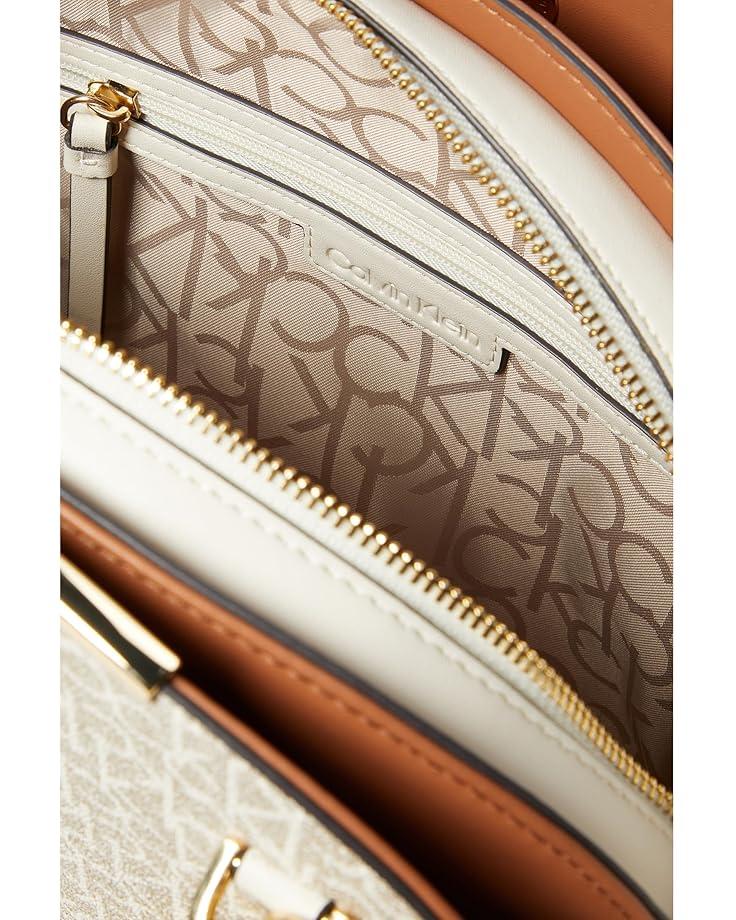 6pm Calvin Klein Nina Signature Satchel