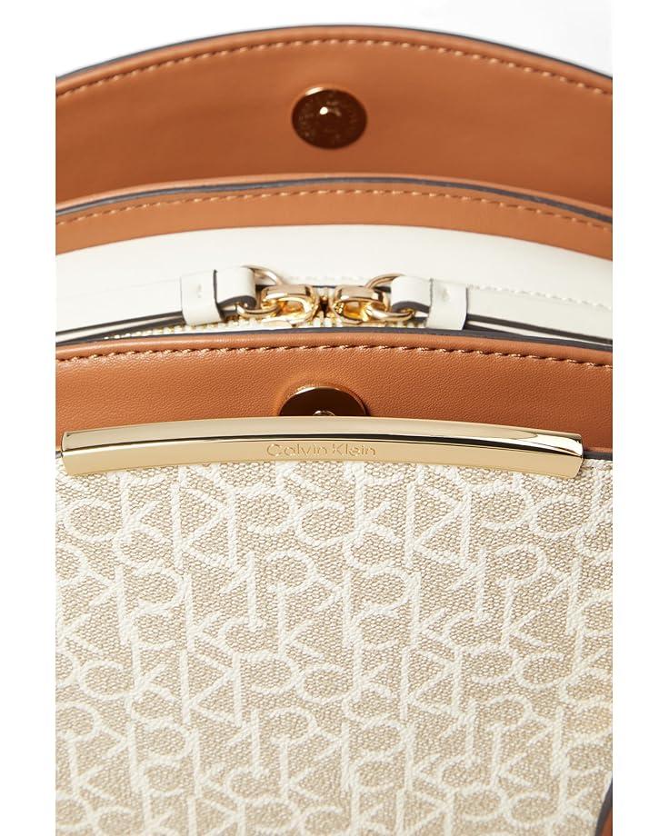 6pm Calvin Klein Nina Signature Satchel