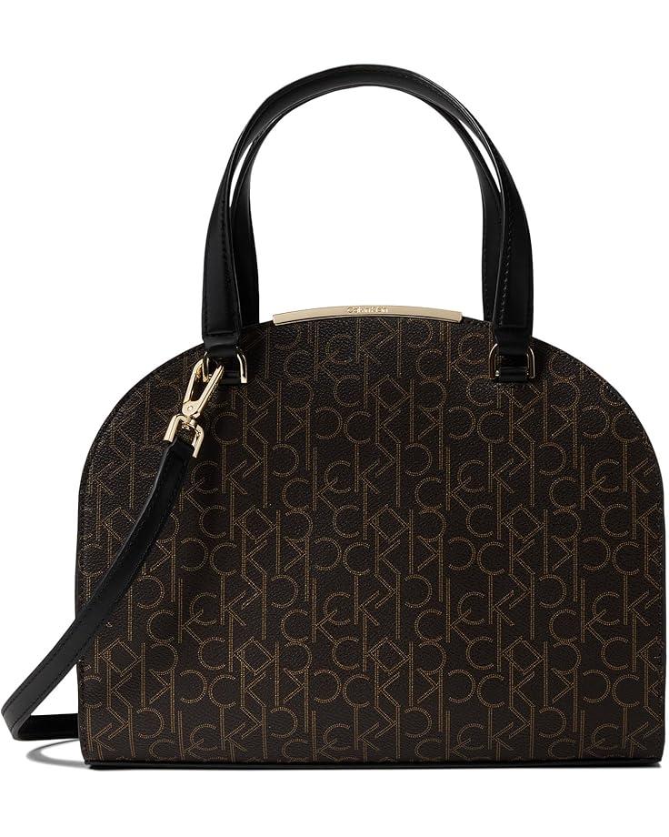 6pm Calvin Klein Nina Signature Satchel